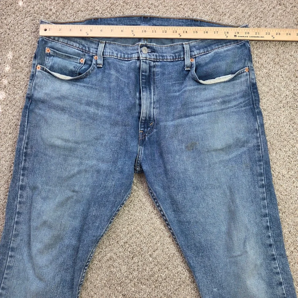 Levis 512 Slim Taper Jeans Mens 40x30 Medium Wash Blue Denim Pants